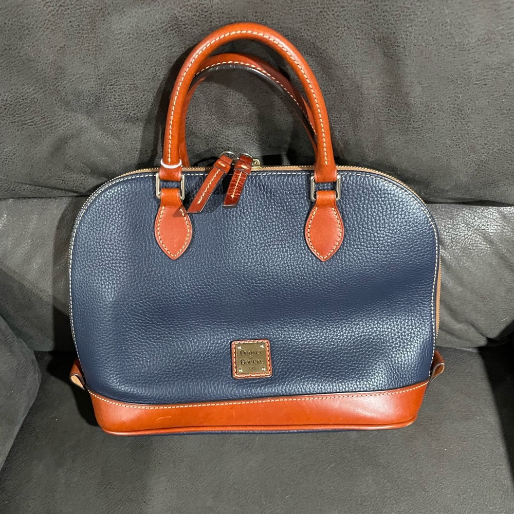 Dooney & Bourke Pebble Grain Zip Zip Satchel